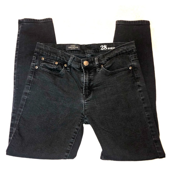 J. Crew Denim - JCREW BLACK MATCHSTICK ANKLE 28 x 27 jeans